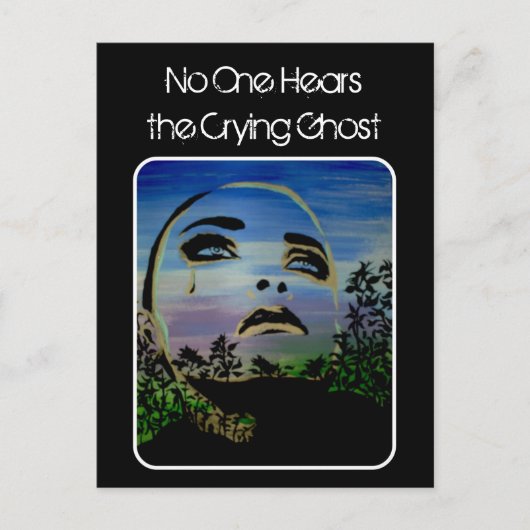Postkarte "The Cry Ghost" (Vorderseite)
