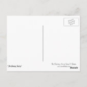 Postkarte "The Peony Fairy" (Rückseite)