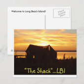 Postkarte "The Shack" (Vorne/Hinten)