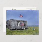 Postkarte "The Shack" von Long Beach Island (Vorne/Hinten)