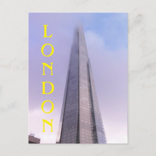 Postkarte "The Shard, London" (Vorderseite)