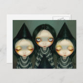 Postkarte "Three Hexy Sisters" (Vorne/Hinten)