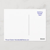 Postkarte "Throat Chakra" (Rückseite)