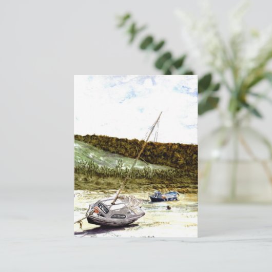 Postkarte "Tide's Out" (Stehend Vorderseite)