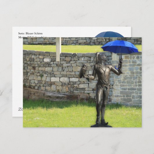 Postkarte: Till Eulenschirm Postkarte (Vorne/Hinten)