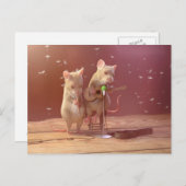 Postkarte: "Tiny Artists" Postkarte (Vorne/Hinten)