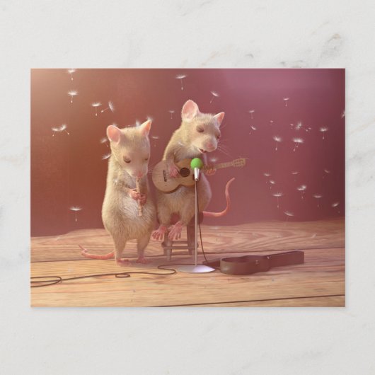 Postkarte: "Tiny Artists" Postkarte (Vorderseite)