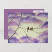 Postkarte Titel: Eine Mütter segnen Kunstkarte (Vorne/Hinten)