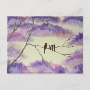 Postkarte Titel: Eine Mütter segnen Kunstkarte