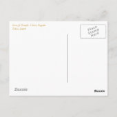 Postkarte Tokio (Rückseite)