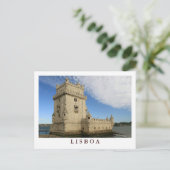 Postkarte "Torre de Belem, Lisboa" (Stehend Vorderseite)