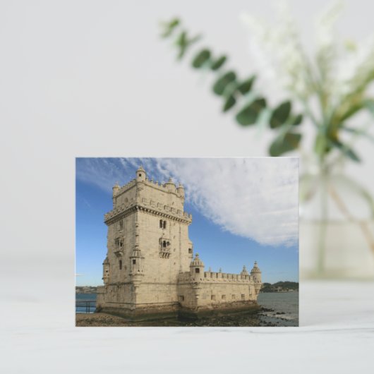 Postkarte "Torre de Belem, Lisboa" (Stehend Vorderseite)