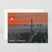 postkarte Torre Eiffel, in Paris, Frankreich (Vorne/Hinten)
