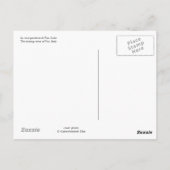 Postkarte "Tower of Pisa, Italien" (Rückseite)