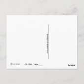 Postkarte - Traubenhyazinthe (Rückseite)
