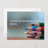 Postkarte - Träume und Erinnerungen Inspiration Zi (Vorne/Hinten)