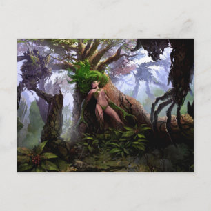 Postkarte - traurige Wälder