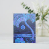 Postkarte - Tropischer Mondlicht (Stehend Vorderseite)