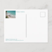 POSTKARTE/TULUM, MEXIKO/RUINEN ÜBER DEM STRAND POSTKARTE (Rückseite)