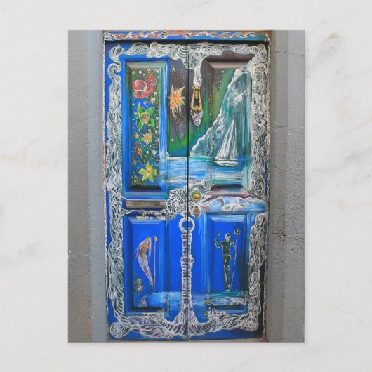 Postkarte - Türen Madeiras (Vorderseite)