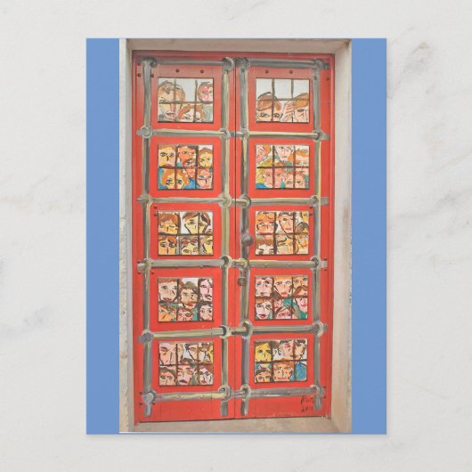 Postkarte - Türen Madeiras (Vorderseite)