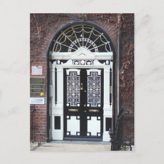 Postkarte: Türen von Dublin Postkarte (Vorderseite)