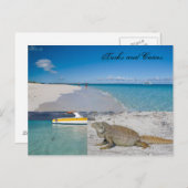 Postkarte Turks und Caicos (Vorne/Hinten)