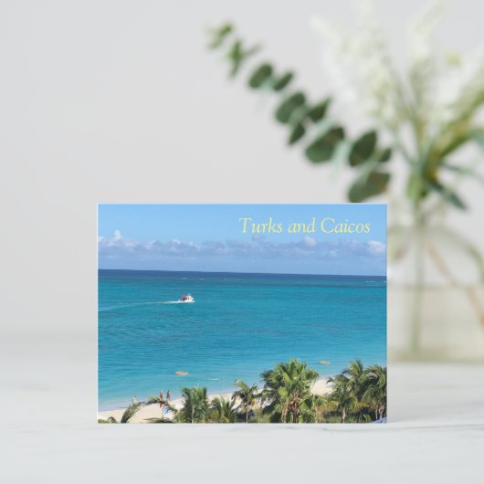 Postkarte Turks und Caicos (Stehend Vorderseite)