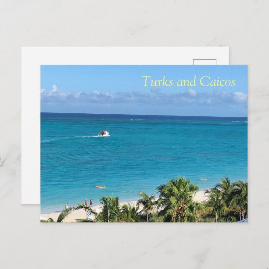 Postkarte Turks und Caicos (Vorne/Hinten)