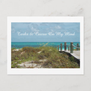 Postkarte/TURKS UND CAICOS AUF MEINEM KIND/SAASKPE Postkarte