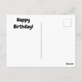 Postkarte - Über dem Hügel (Rückseite)