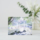 Postkarte - Überbeleuchtete Landschaft (Stehend Vorderseite)