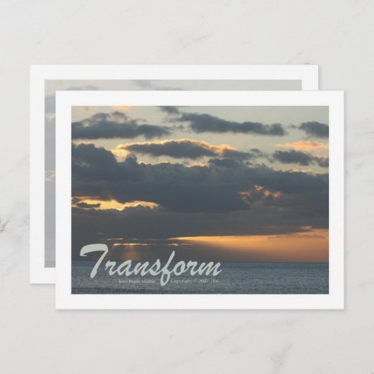 Postkarte "Umwandlung" (Vorne/Hinten)