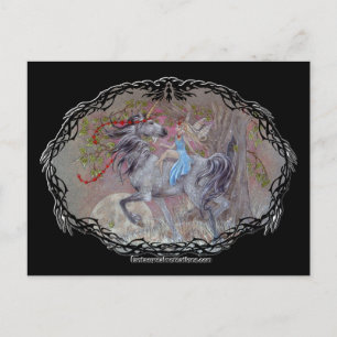 Postkarte - Unicorn Valentine