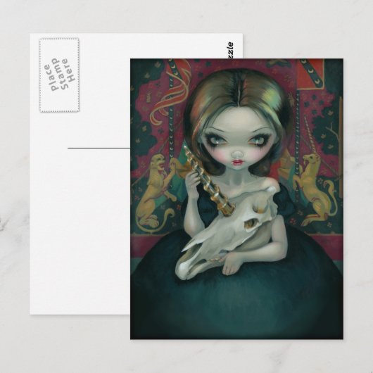 Postkarte "Unicorns Geist" (Vorne/Hinten)