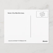 Postkarte: Unter Baum in Paso Robles, CA Postkarte (Rückseite)