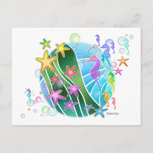 Postkarte - Unter dem Pop des Meeres Kunst (Vorderseite)