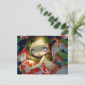 Postkarte "Unter den Koi" (Stehend Vorderseite)