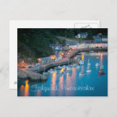 Postkarte Unterstadt, Fishguard, Pembrokeshire (Vorne/Hinten)