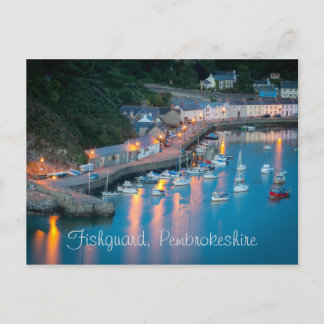 Postkarte Unterstadt, Fishguard, Pembrokeshire