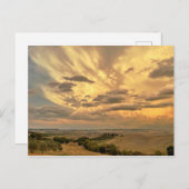 Postkarte Val D'Orcia (Vorne/Hinten)