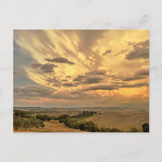 Postkarte Val D'Orcia (Vorderseite)