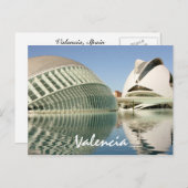 Postkarte Valencia Spanien (Vorne/Hinten)