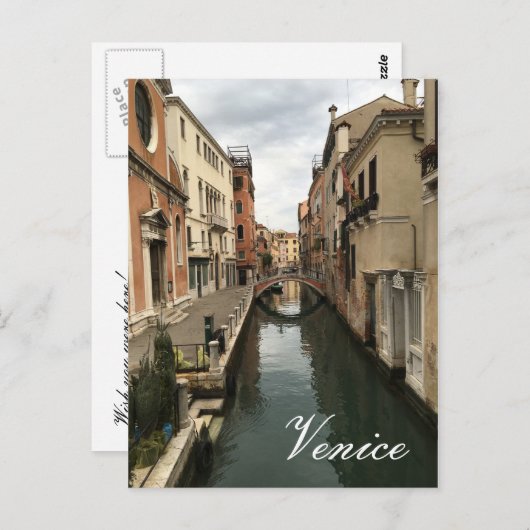 Postkarte Venedig (Vorne/Hinten)