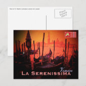 Postkarte Venedig (Vorne/Hinten)