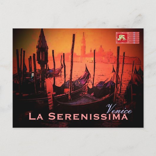 Postkarte Venedig (Vorderseite)