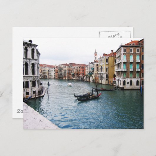 Postkarte Venedig (Vorne/Hinten)