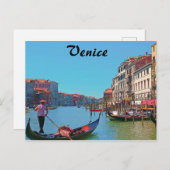 Postkarte Venedig (Vorne/Hinten)