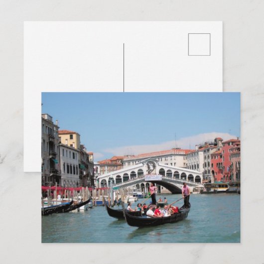 Postkarte Venedig (Vorne/Hinten)