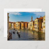 postkarte Venedig, Italien, (Vorne/Hinten)